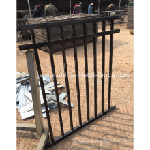 2016 Hot Sale Security Spear Top Tubular Steel Railing Fence